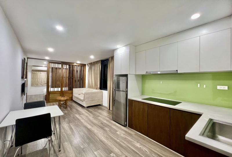 Apartment in Tay Ho for rent located on Xuan Dieu str, 1bed