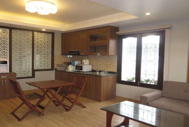 Dao Tan 1 bedroom apartment for rent in Ba Dinh district