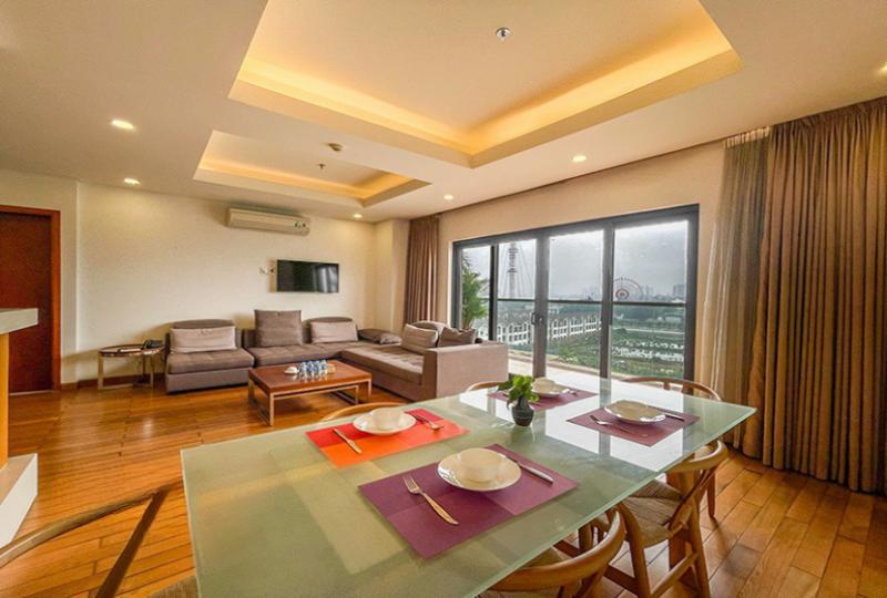Duplex apartment to rent in Tay Ho Westlake with 3 bed 3bath
