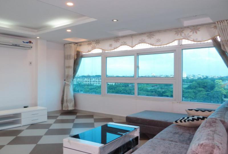 Furnished 2 bedroom apartment in Tay Ho Water Park view