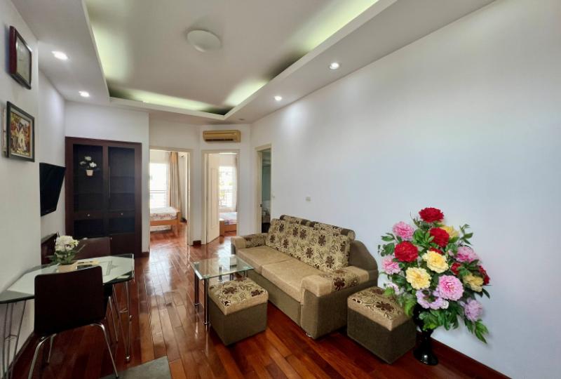 Furnished 2-bedroom apartment for rent on Trieu Viet Vuong str