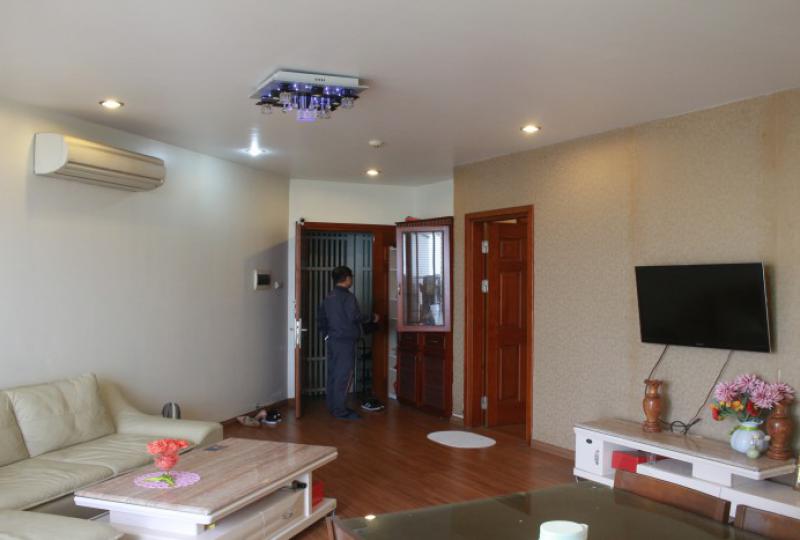 Furnished 3 bedroom apartment for rent in Cau Giay Xuan Thuy