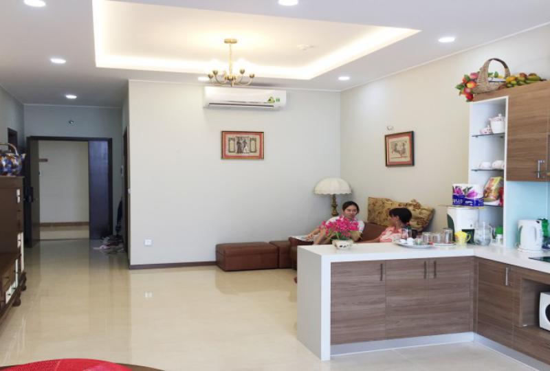 Furnished apartment for rent in Trang An Complex spacious balcony