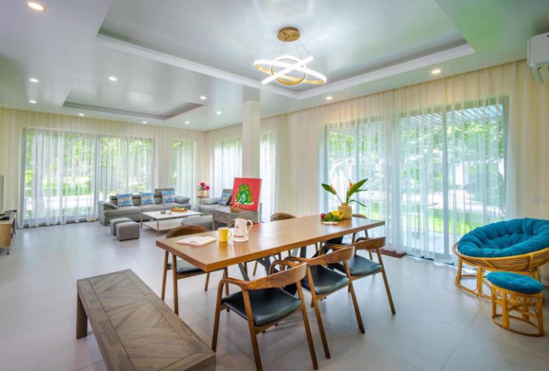 Garden villa for rent in Ecopark Hung Yen with furnished 5bed