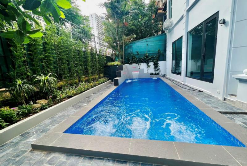 House in Tay Ho to rent with swimming pool and 4bed