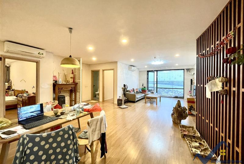 Mipec Riverside unfurnished 3 bedroom apartment for rent in Long Bien