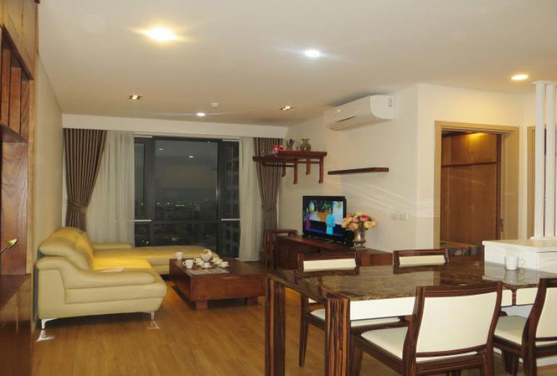 Modern furnished 2 bedroom apartment for rent in Mipec Riverside