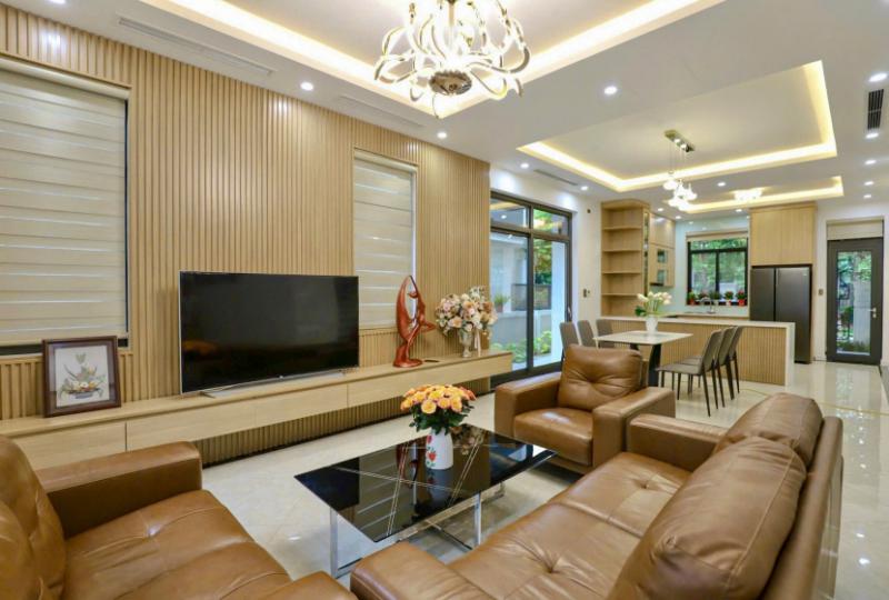 Modern house in Starlake Tay Ho, Hanoi for rent with elevator