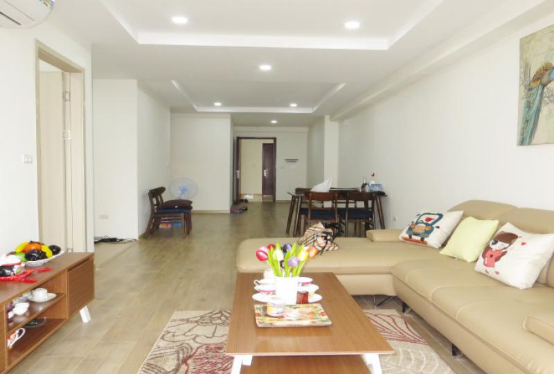 Partly furnished apartment in Ecolife Tay Ho, 2 beds 2 baths