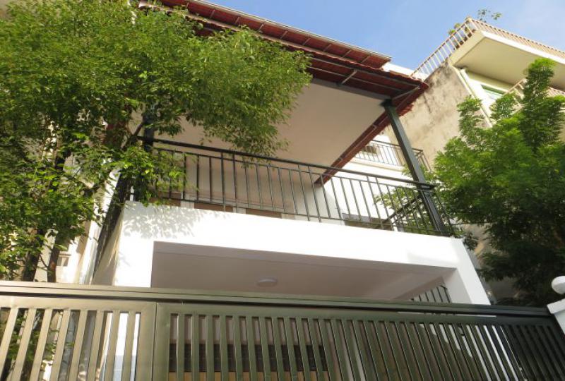 Refurbished house to rent in Tay Ho, car parking and terrace