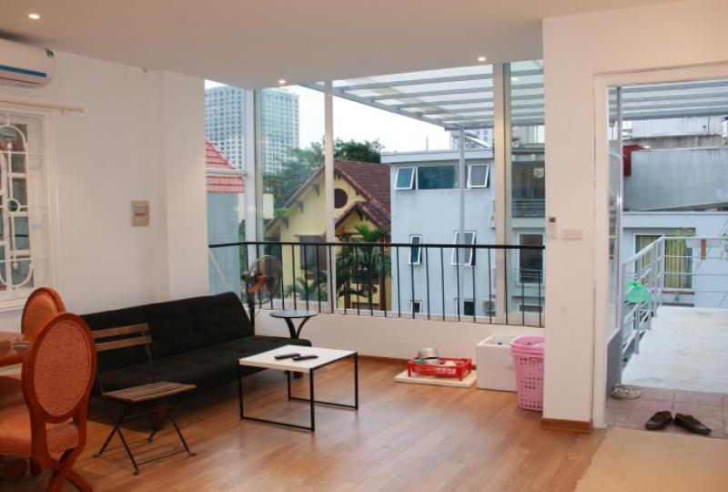 Rent furnished 1 bedroom apartment on Dang Thai Mai Tay Ho
