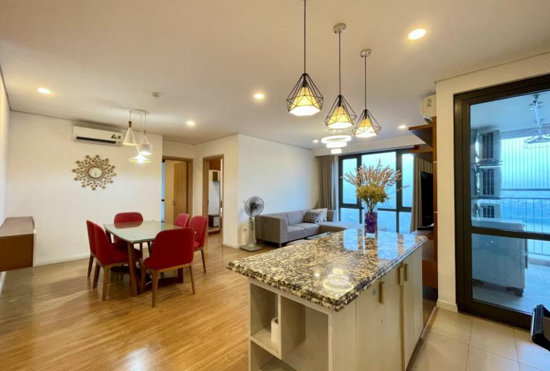 Rent furnished three bedroom apartment in Mipec Riverside Long Bien