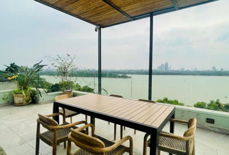 Rent house Long Bien, Hanoi with Red river view furnished