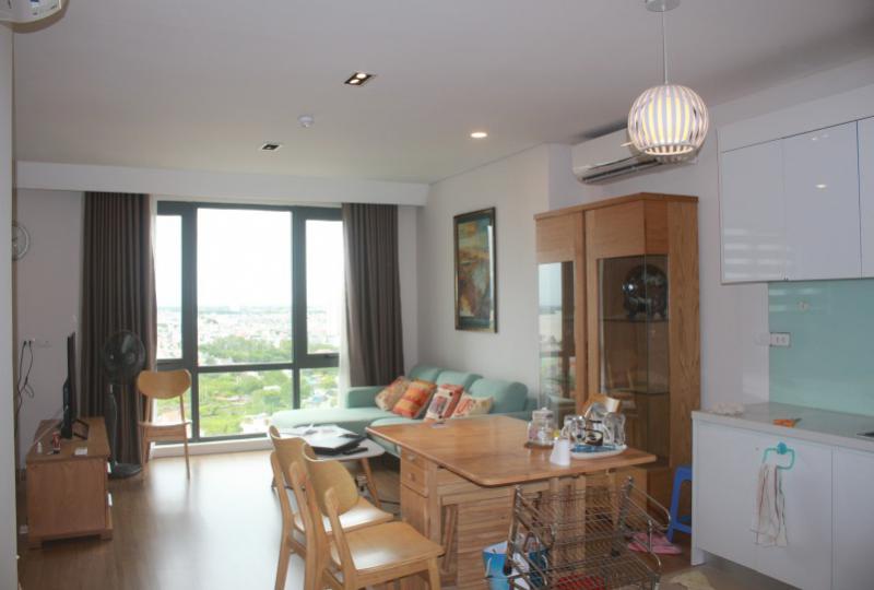 River view one bedroom apartment to lease in Mipec Riverside Hanoi