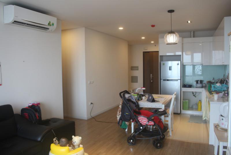 Spacious furnished apartment in Mipec Riverside Hanoi with 2 bedrooms