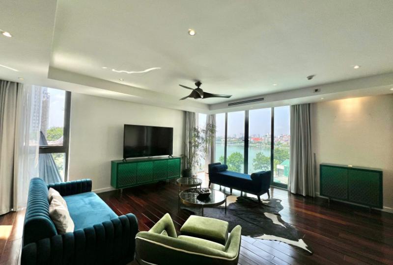 Tay Ho apartment rent with Westlake view and 3 bedrooms