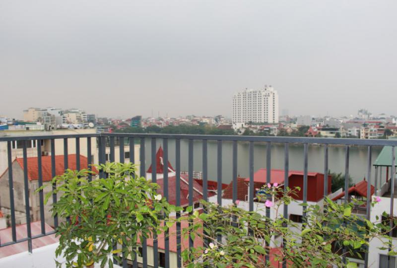 Top floor lake view 2 bedroom apartment Tay Ho furnished